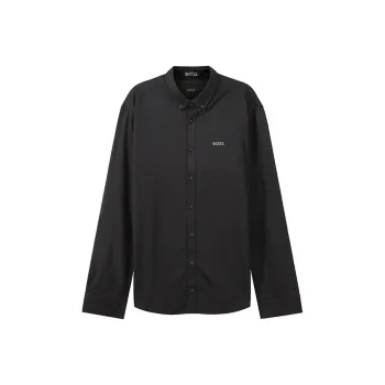 HUGO BOSS Long Sleeved Shirt Men's Black Gray