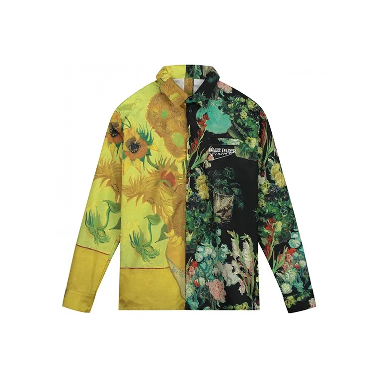 Van Gogh X Daily Paper Shirts Unisex Black-0