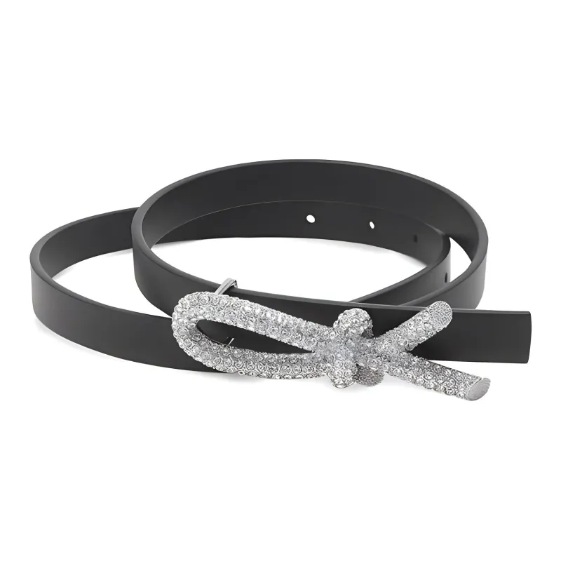 Ferragamo Crystal-embellished Leather Belt-3