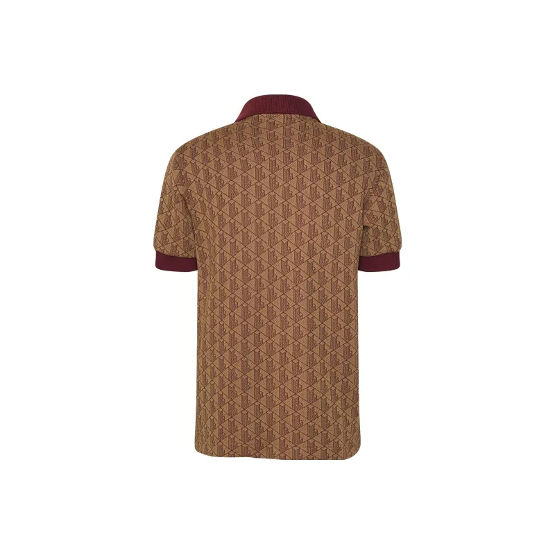LACOSTE Polo Shirts Men Brown-4