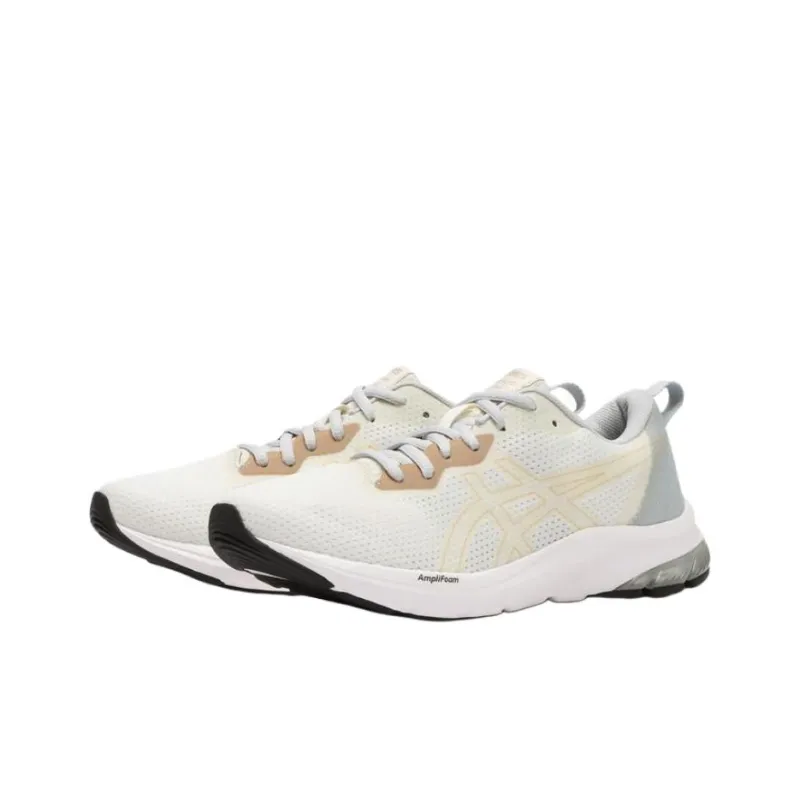 Asics Anti Slip Wear Resistant Low Top Casual Running Shoes Women's Ecru-2