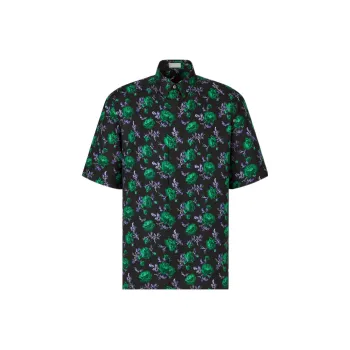 DIOR DIOR New Season Collection DIOR FW22 Qixi Festival Collection Shirt Men's Black