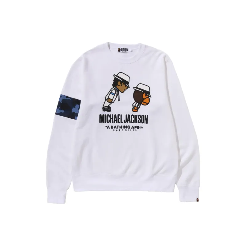 Bape X Michael Jackson Baby Milo Crewneck-3