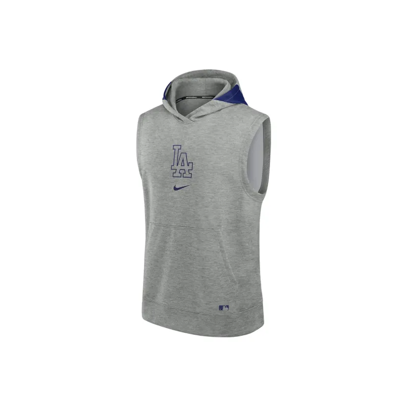 Nike MLB Collaboration Authentic Los Angeles Dodgers Sweatshirt Los Angeles Dodgers Men's Gray-0