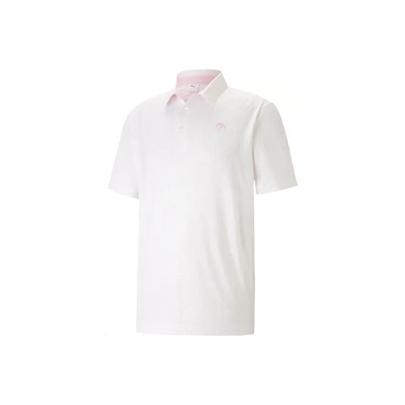 PUMA ARNOLD PALMER Mattr Sixty Two Golf Polo Shirt Men Polo Shirt Men's Pink-0