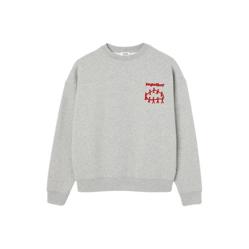 Sandro Sweatshirt Men's Carbon Gray-0