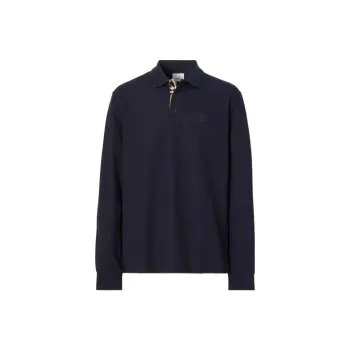 Burberry FW22 Polo Shirt Men's Dark Blue