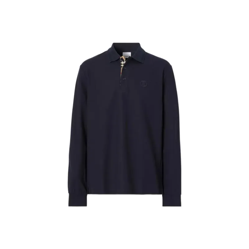 Burberry FW22 Polo Shirt Men's Dark Blue-0