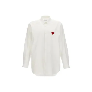 CDG Play Shirts Men White