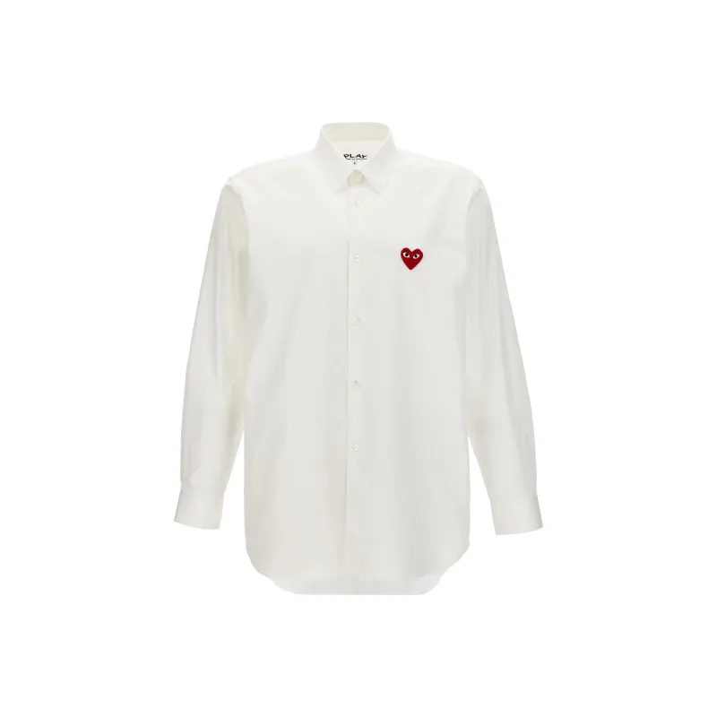 CDG Play Shirts Men White-0