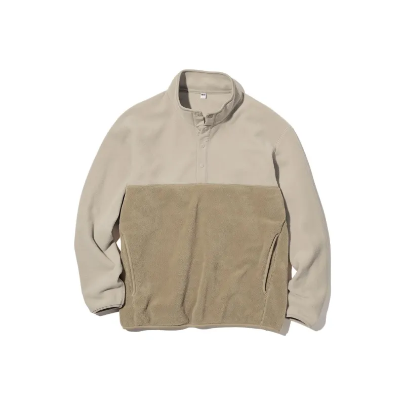 UNIQLO Sweatshirts Unisex Beige-0