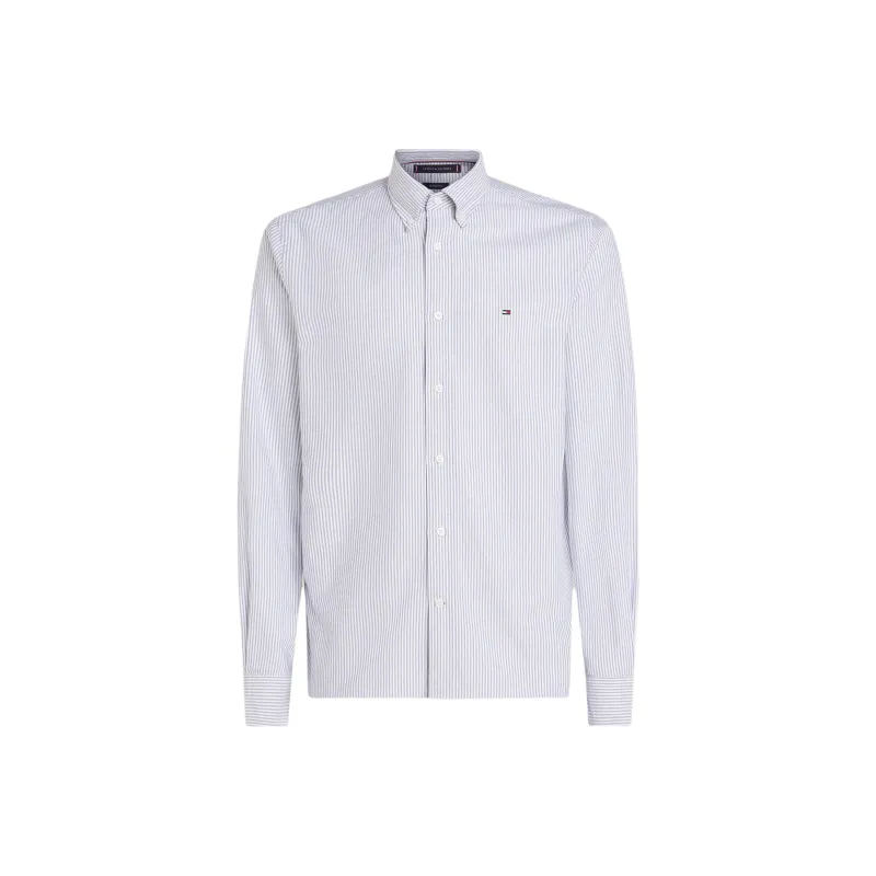 Tommy Hilfiger Heritage Stripe Regular Fit Oxford Shirt Shirt Men's White-0
