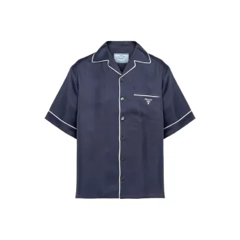 PRADA Shirts Men Blue
