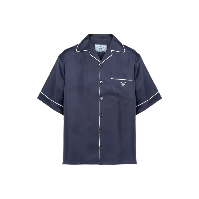 PRADA Shirts Men Blue-0