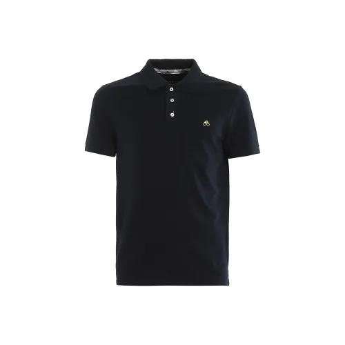 Moose Knuckles Polo Shirt Men's Marine Blue