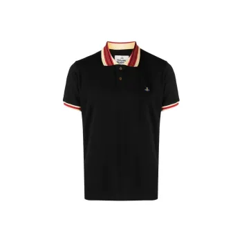Vivienne Westwood Polo Shirts Men Black