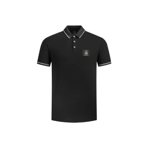 ARMANI EXCHANGE Logo patch Polo Shirt