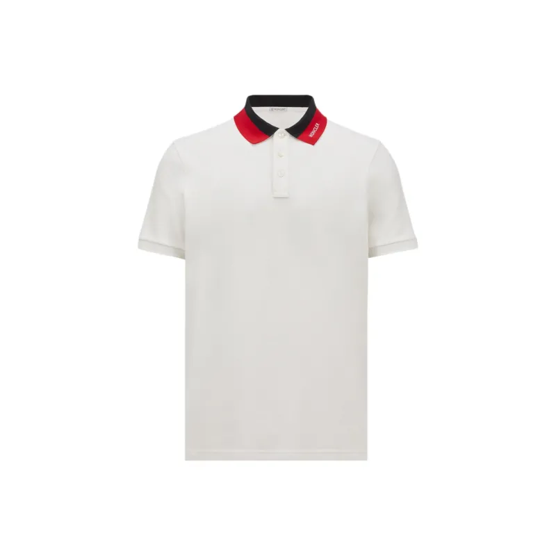 Moncler Embroidered Logo Piquet Polo Shirt-0
