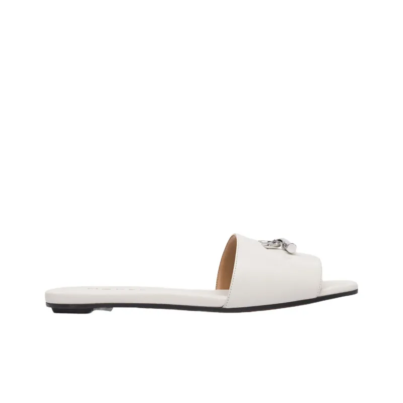 Alexander McQueen Slip Resistant Slide Slippers Women's White-1