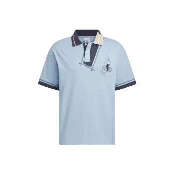 Adidas Originals Polo Shirts Unisex Sky Blue