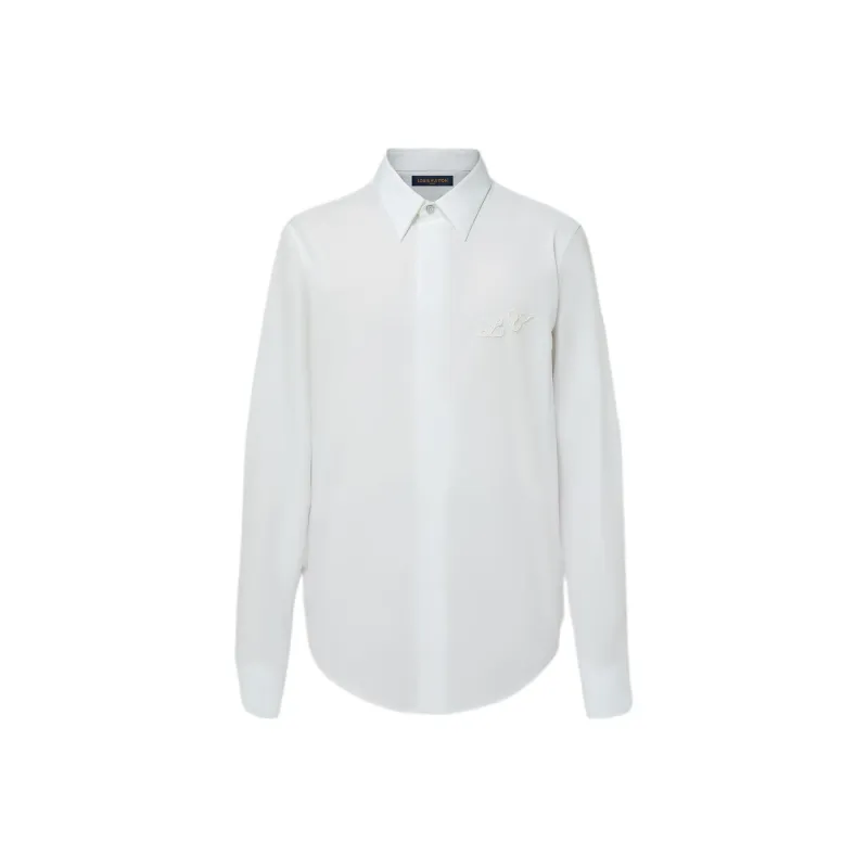 LOUIS VUITTON Long Sleeved Cotton Shirt-0