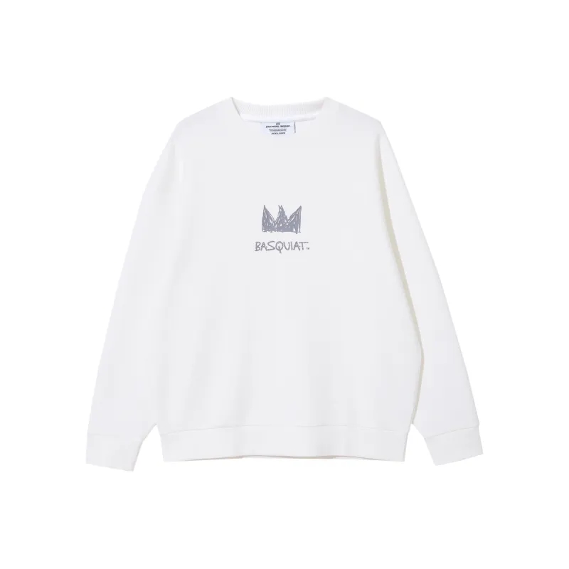 JACK JONES· x Jean Michel Basquiat Sweatshirt Men's Snow-0