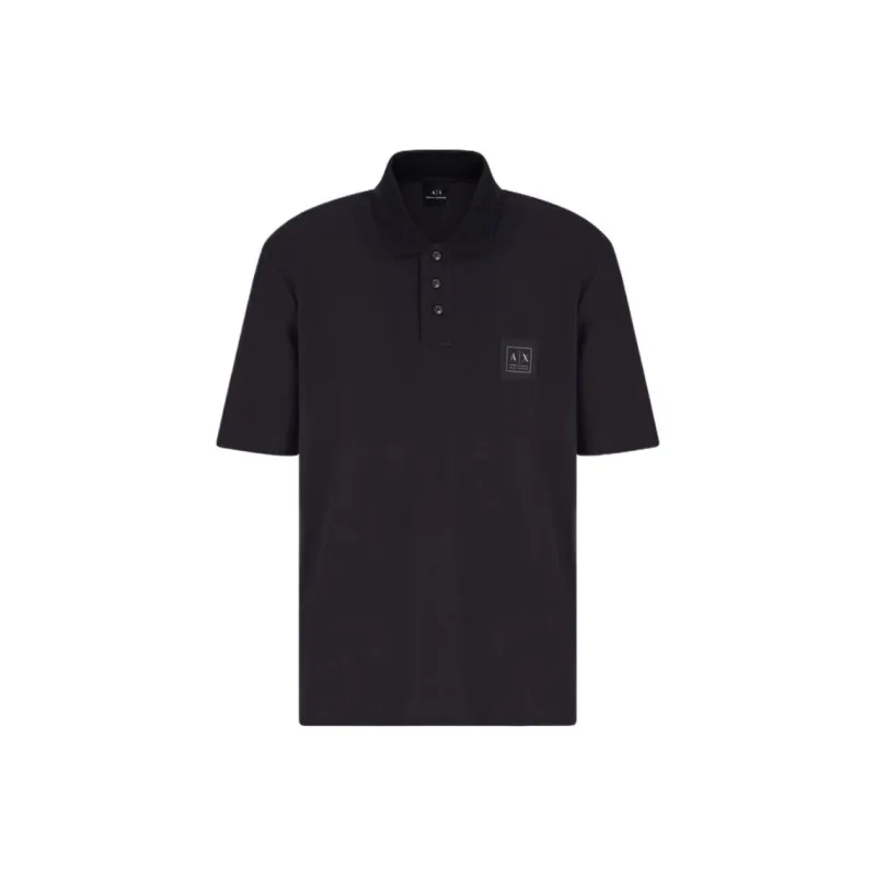 ARMANI EXCHANGEAE SS25 Polo Shirt Men's Marine Blue-0