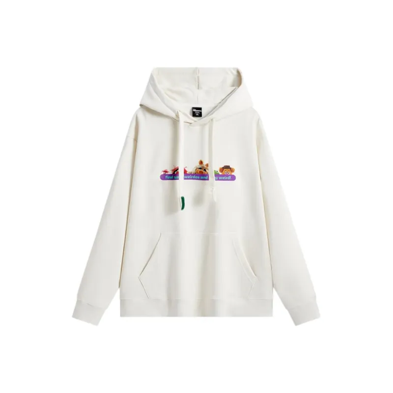 XTEP x Disney Sweatshirt Unisex Cotton White-0