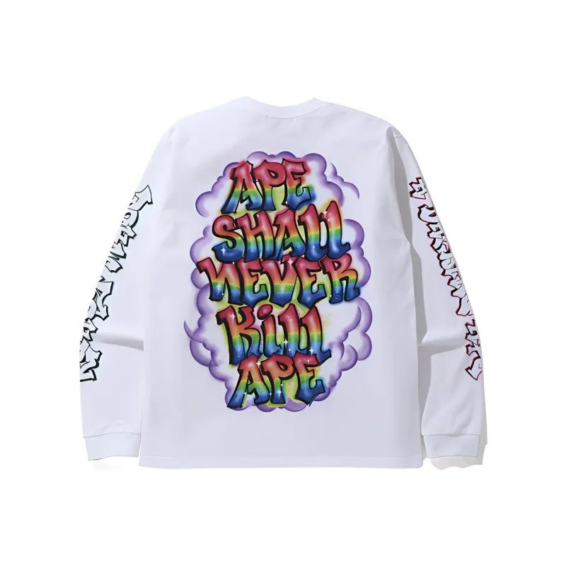 Bape X Readymade Spray Wide L/S Tee-3