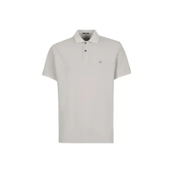 C.P.Company Logo Embroidered Short Sleeved Polo Shirt