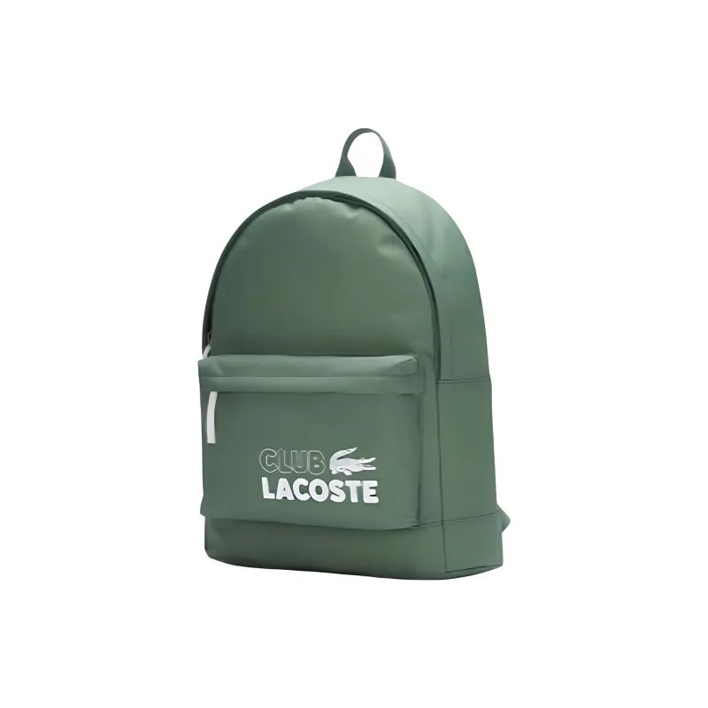 LACOSTE Fabric Backpack Unisex Green-1
