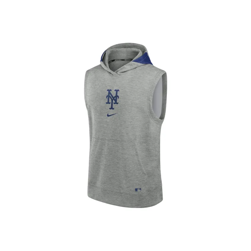 Nike MLB Collaboration New York Mets Auth Sweatshirt New York Mets Men's Gray-0