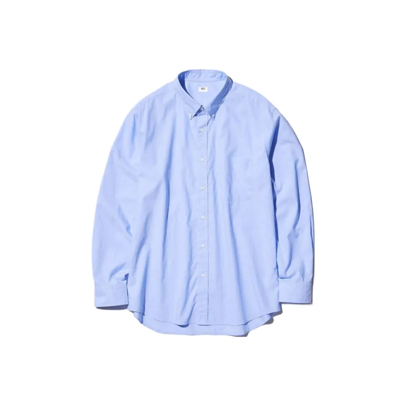 UNIQLO Shirts Unisex Lake Blue-0