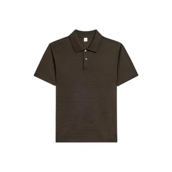 BERLUTI FW24 Polo Shirt Men's Earth Brown