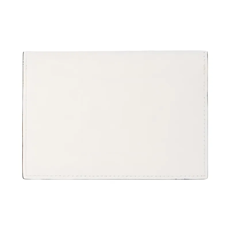 PRADA Saffiano Leather Wallet Men's White-1