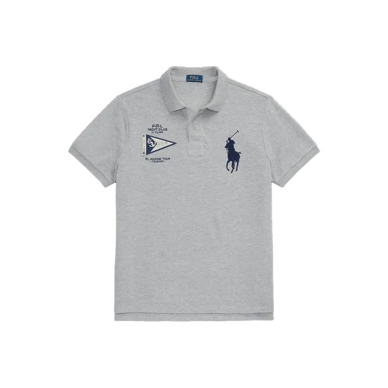 Polo Ralph Lauren Polo Shirts Men Gray-0