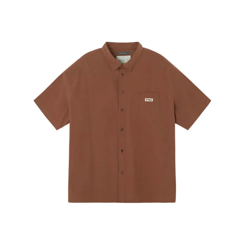 TIKIMOMOKA Solid Color Shirt Summer Unisex-9