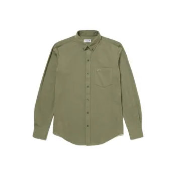 LACOSTE Shirt Men's Khaki Olive