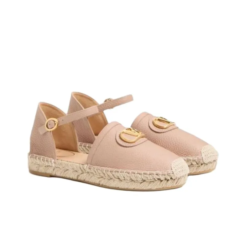 Valentino Vlogo Signature Espadrilles Women's Pink-2