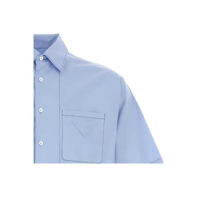PRADA Short Sleeved Button Up Shirt-3