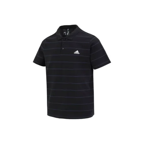Adidas Polo Shirts Men Black