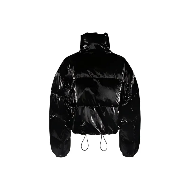 ISABEL MARANT ETOILE Logo Patch Funnel Neck Padded Jacket-1