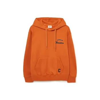 MLB Common Varsity Overfit Sweatshirts Unisex Orange