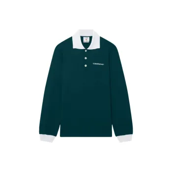 CASABLANCA Long Sleeve Viscose Polo
