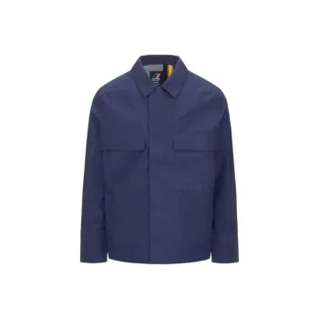 K WAY Jackets & Coats Men's Deep Cobalt Blue