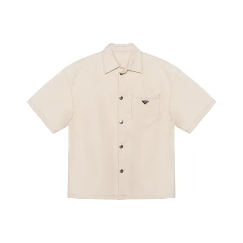 PRADA Shirts Men Ecru