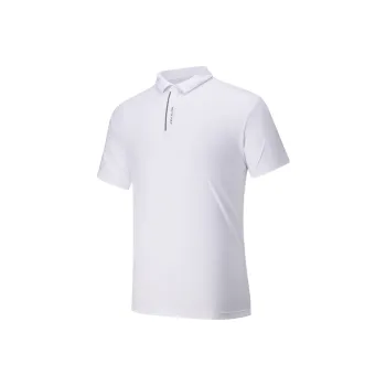 Anta Variety Training Collection Polo Shirt Men's Pure White