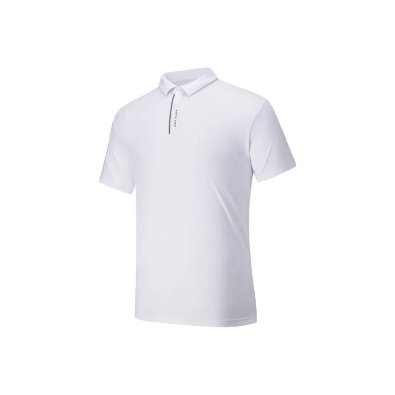 Anta Variety Training Collection Polo Shirt Men's Pure White-0