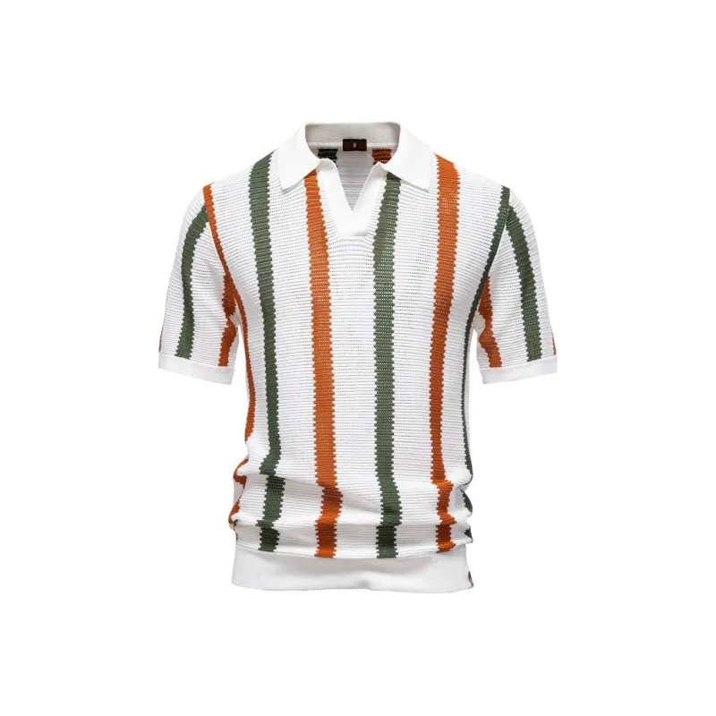 Bejirog Polo Shirts Men White-0