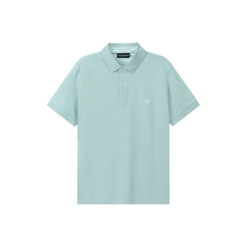 EMPORIO ARMANI FW24 Polo Shirt Men's Mint Green-0